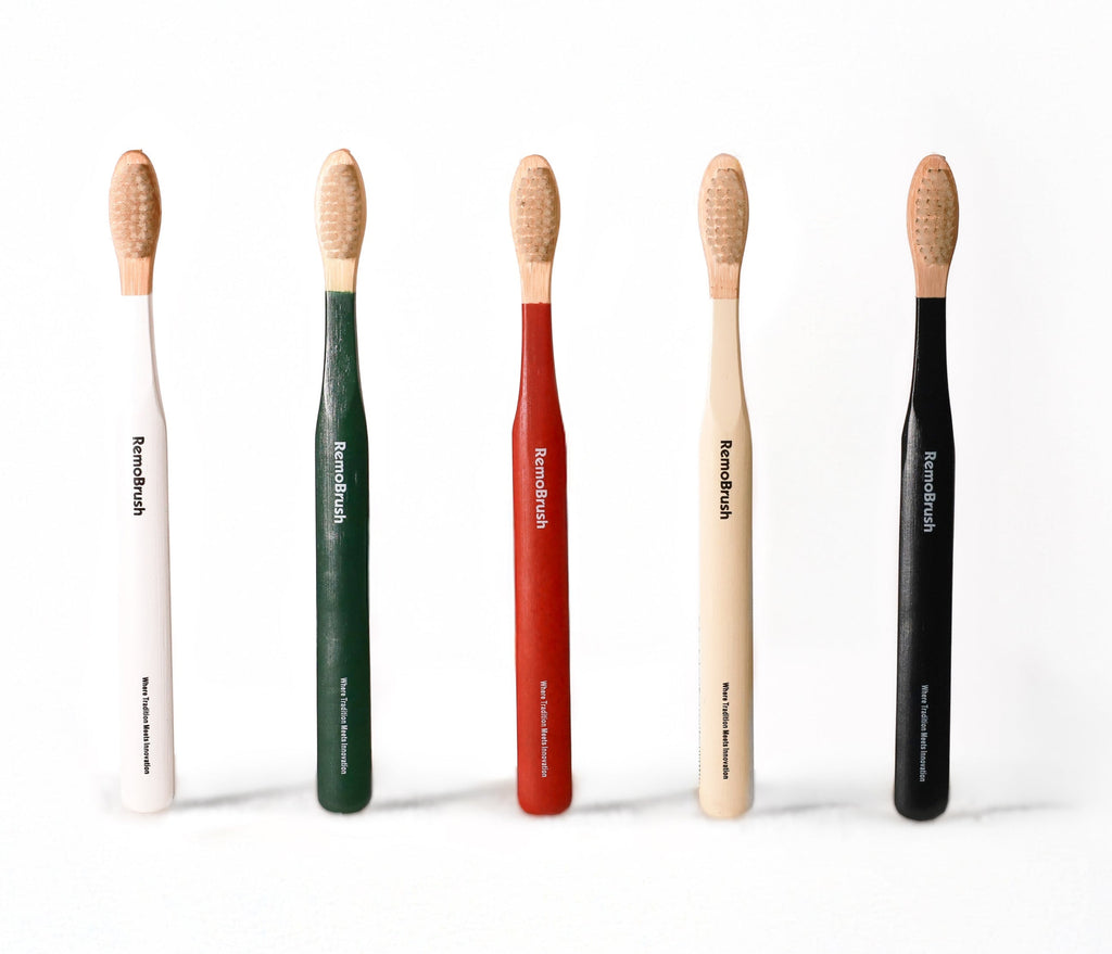 RemoBrush- Miswak-Infused Bamboo Toothbrush Remo Brush