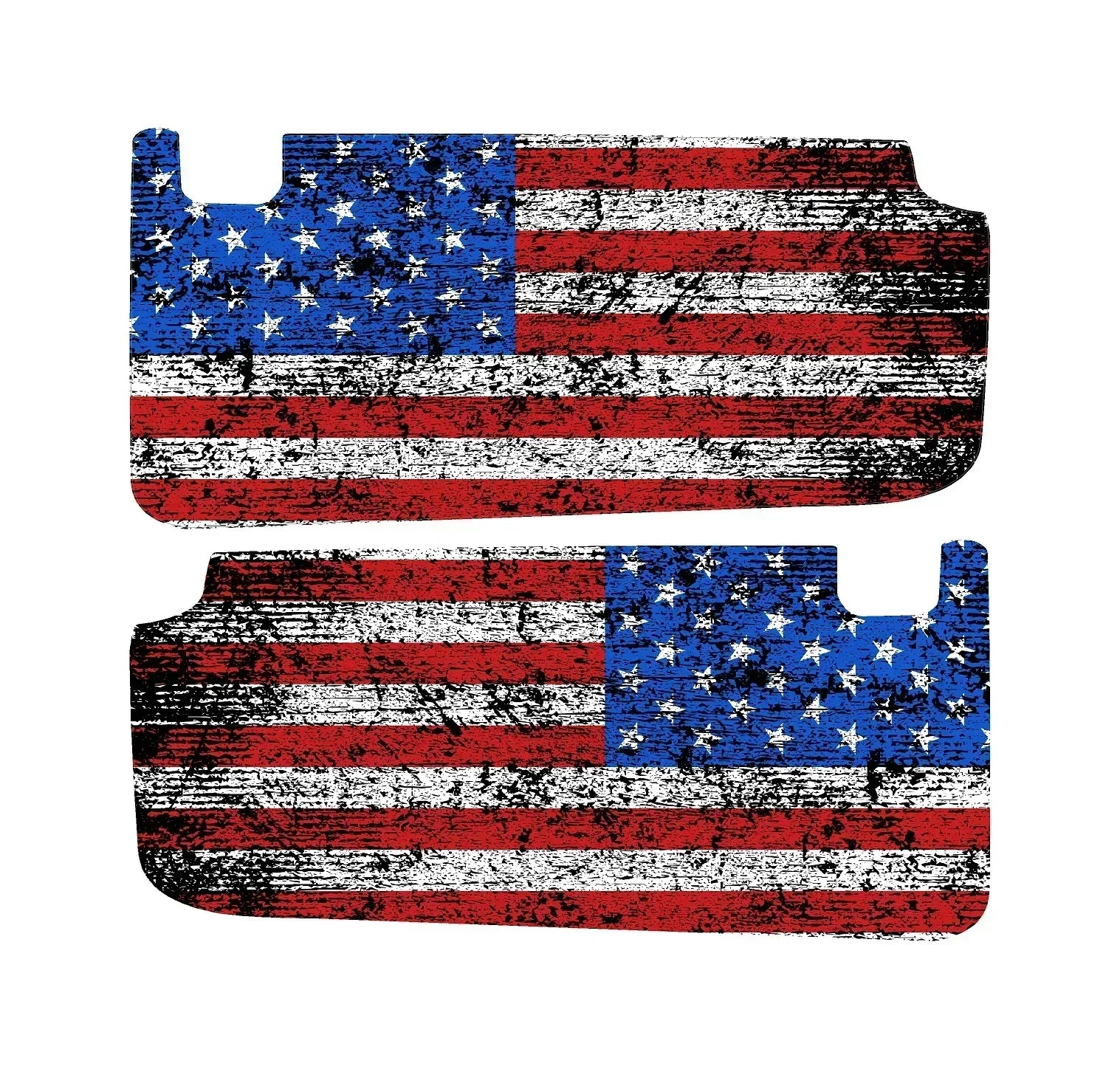 Freedom Series Sun Visor Overlays (Printed Series) - 2021+ Bronco StickerFab