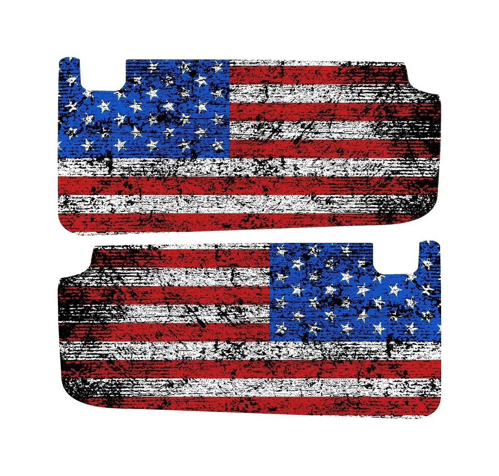 Freedom Series Sun Visor Overlays (Printed Series) - 2024+ Ranger Raptor (with Homelink) StickerFab