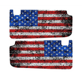 Freedom Series Sun Visor Overlays - 2018+ Wrangler JL / Gladiator JT StickerFab