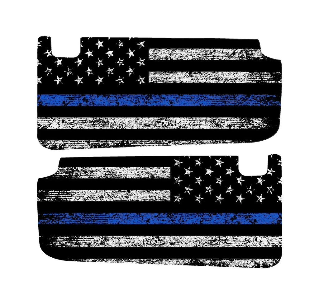 Freedom Series Sun Visor Overlays (Printed Series) - 2024+ Ranger Raptor (with Homelink) StickerFab