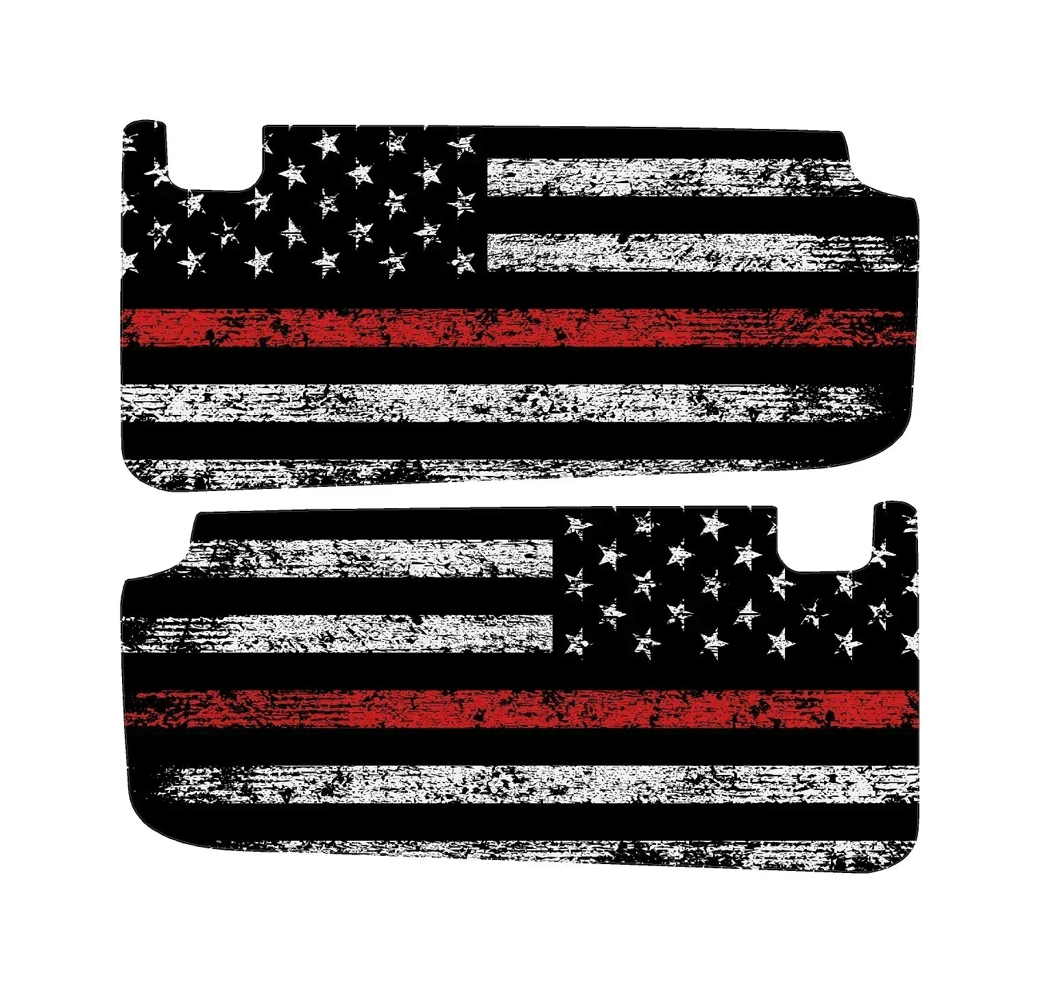 Freedom Series Sun Visor Overlays (Printed Series) - 2021+ Bronco StickerFab