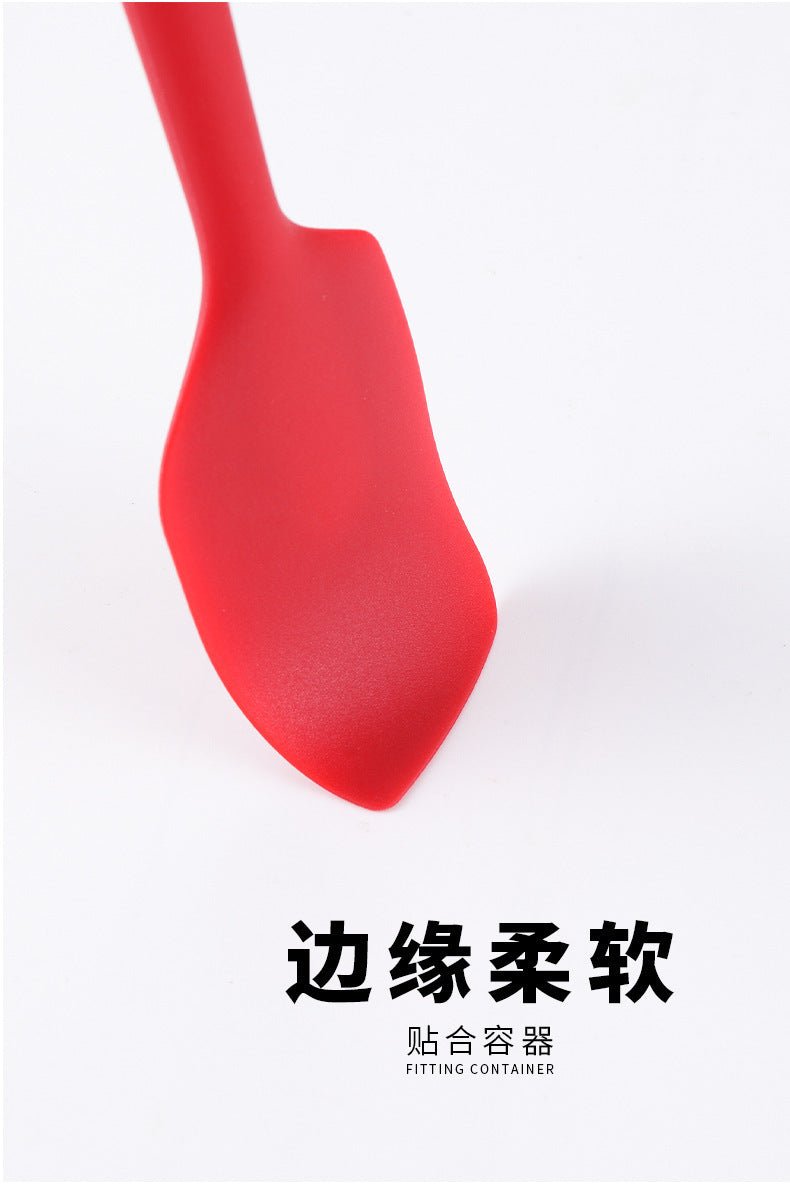 Cross-Border Kitchen Silicone Spatula Brush Egg Beater Silicone Kitchen Utensils 5-Piece Set Cooking Set Baking Tools Whatever the Treasure