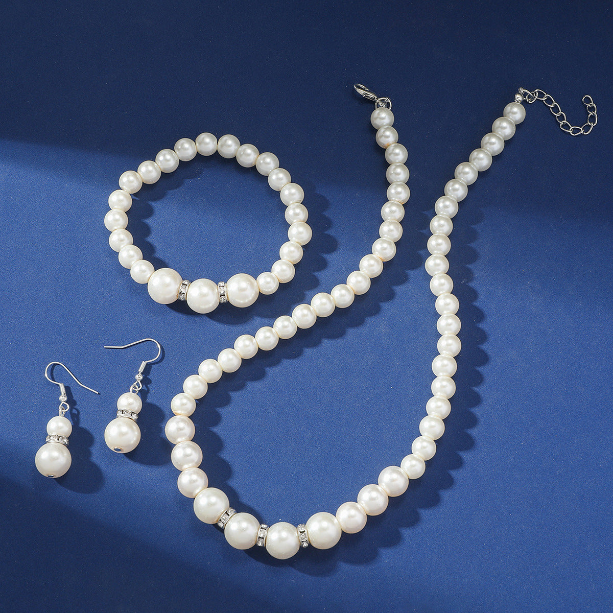 Vintage Pearl Wedding Bridal Jewelry Set FASHION SHEGOODS LLC