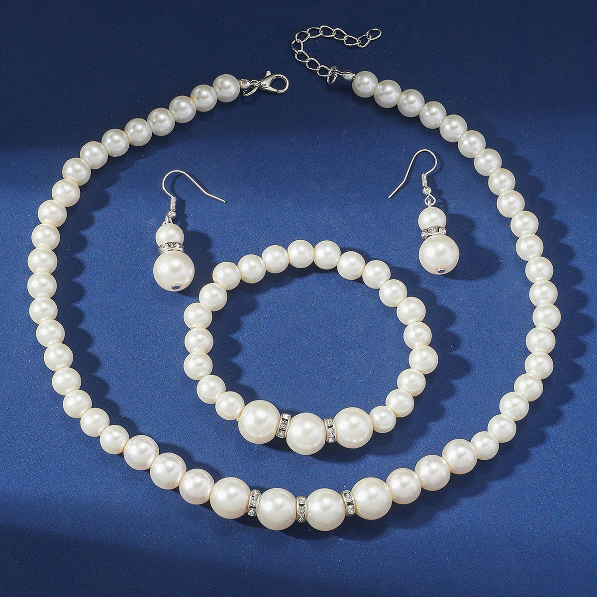 Vintage Pearl Wedding Bridal Jewelry Set FASHION SHEGOODS LLC