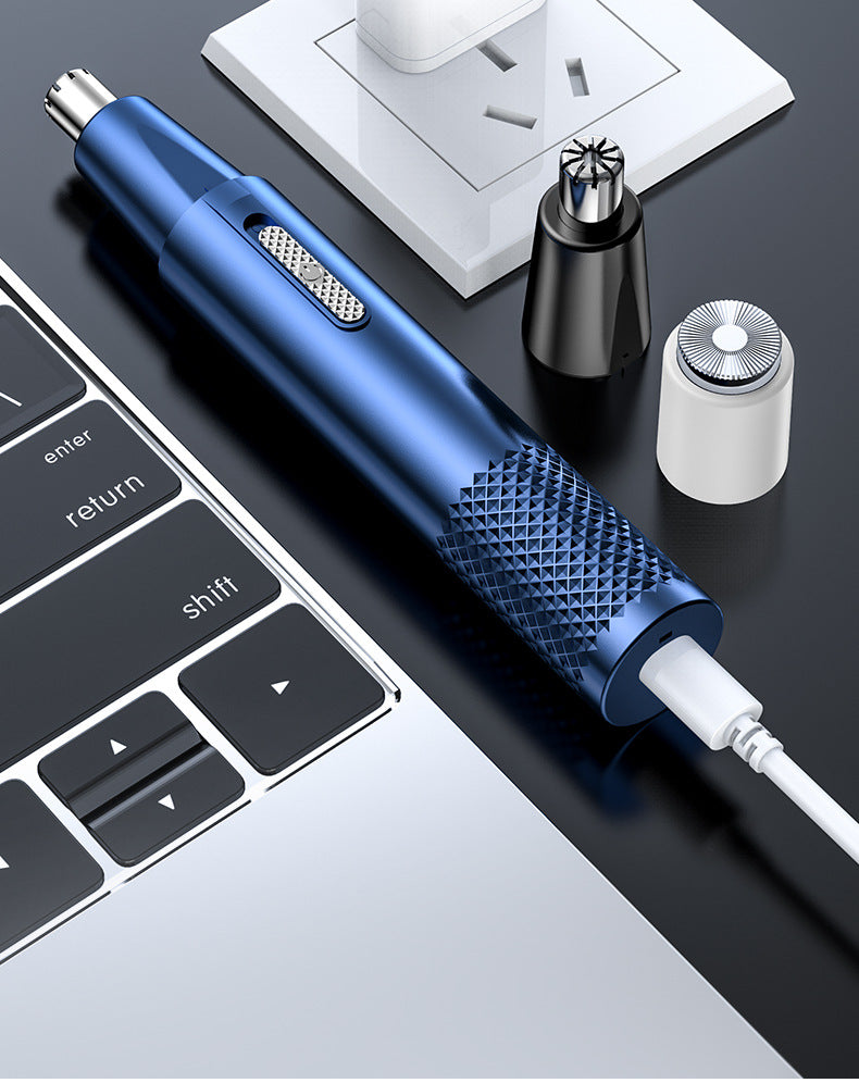 Manufacturer's New Electric Nose Hair Trimmer for Men and Women, Wholesale Two-In-One Portable Hair Removal Device Whatever the Treasure