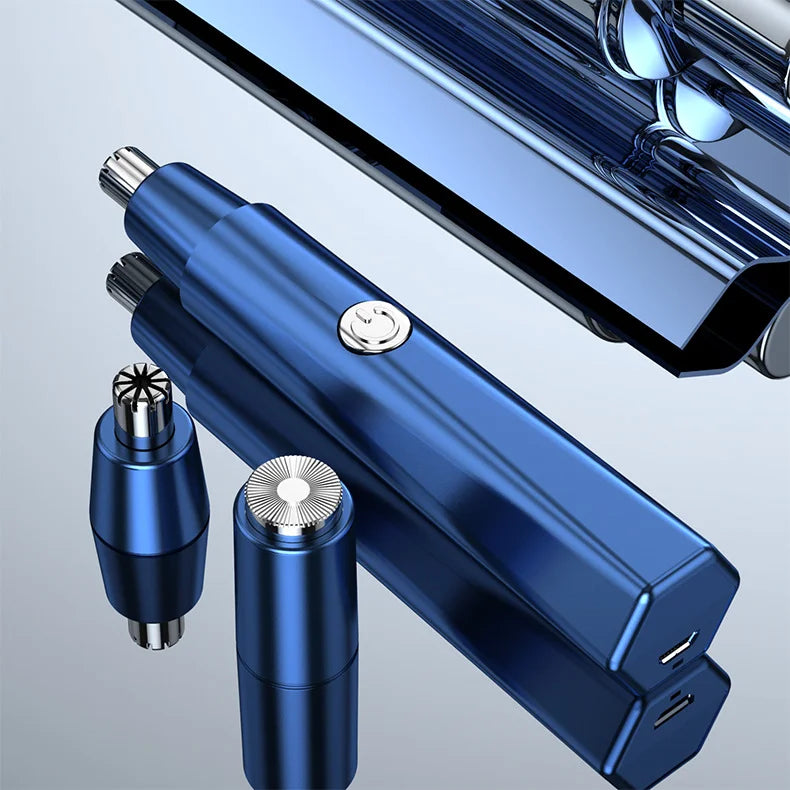 2021 New Model Men's Nose Hair Trimmer Mini Shaver for Trimming Nose Hair, Sideburns, and Ear Hair Dual-Head Trimmer Whatever the Treasure