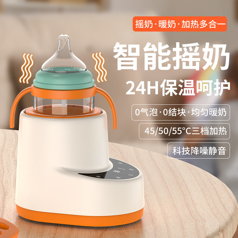 Baby Electric Milk Shaker, Milk Warmer, Two-In-One Milk Mixer, Baby Milk Making Machine, Household Fully Automatic Milk Shaker Whatever the Treasure