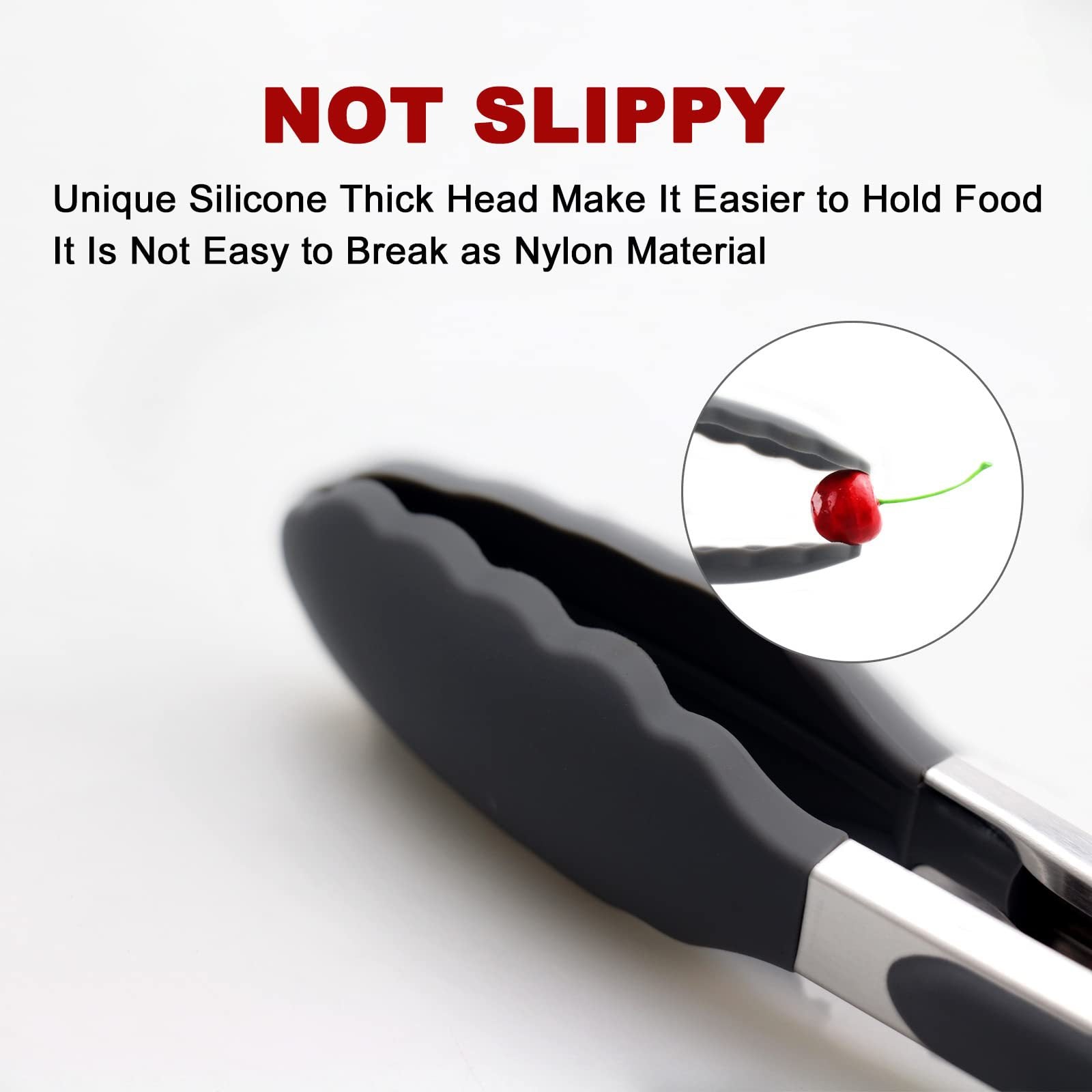 Cross-border Clip Kitchen Barbecue Clip Food Clip Silicone Clip Anti-scalding Clip Bread Fried Steak Clip Barbecue Clip Whatever the Treasure