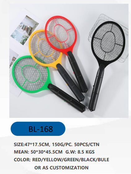 Factory Cross-border Explosion Battery Fly Spatter Household Electric Mosquito Spatter Lightweight Small Outdoor Mosquito Repellent Electric Shock Mosquito Spatter Whatever the Treasure