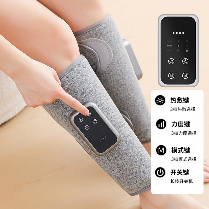 Calf Massager Air Wave Electric Air Pressure Dredging Instrument Multifunctional Leg Massager Constant Temperature Hot Compress Leg Beauty Instrument Whatever the Treasure