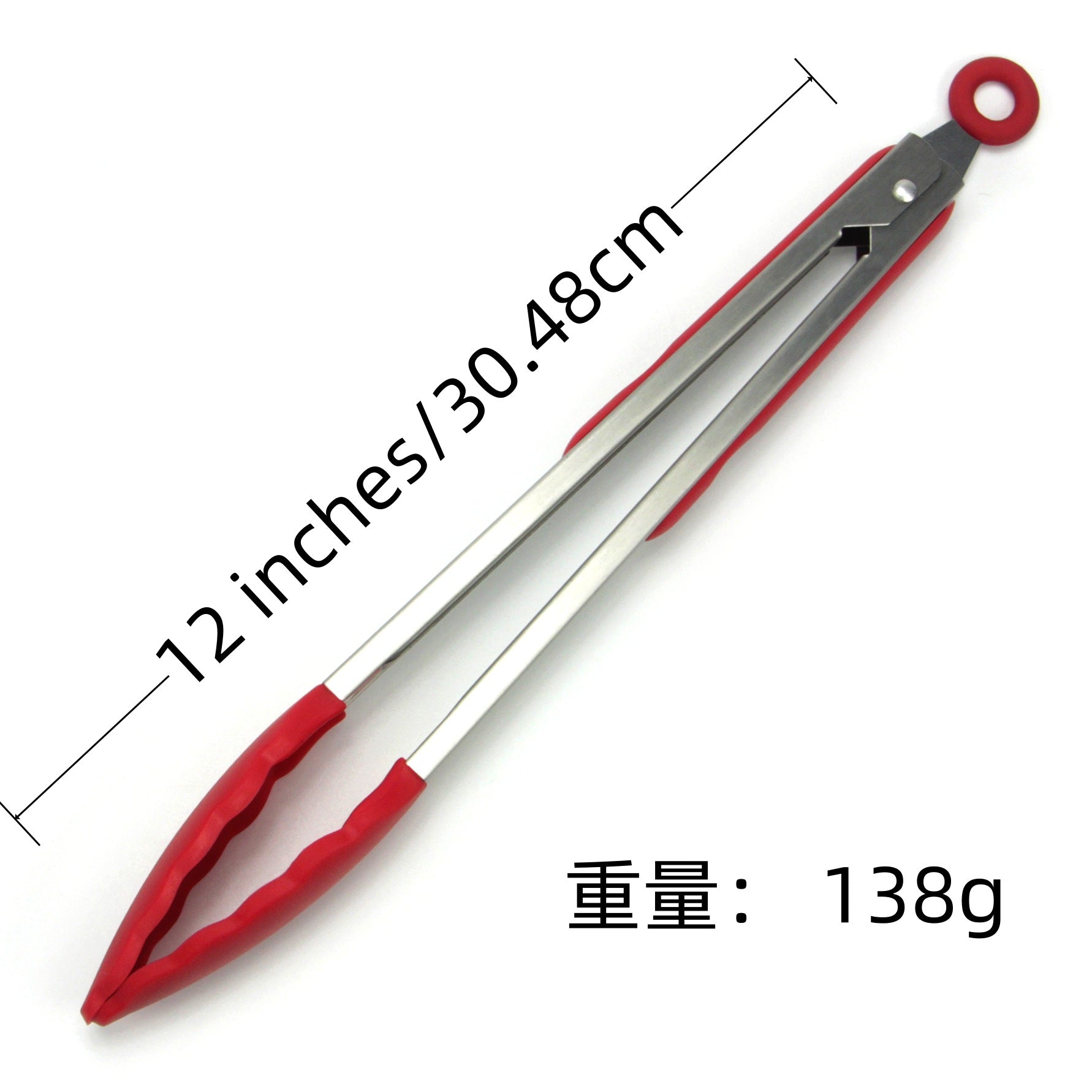 Cross Border Black Silicone Clip Food Clip Commercial High Temperature Resistant Food Grade Kitchen Steak Barbecue Grill Tool Whatever the Treasure