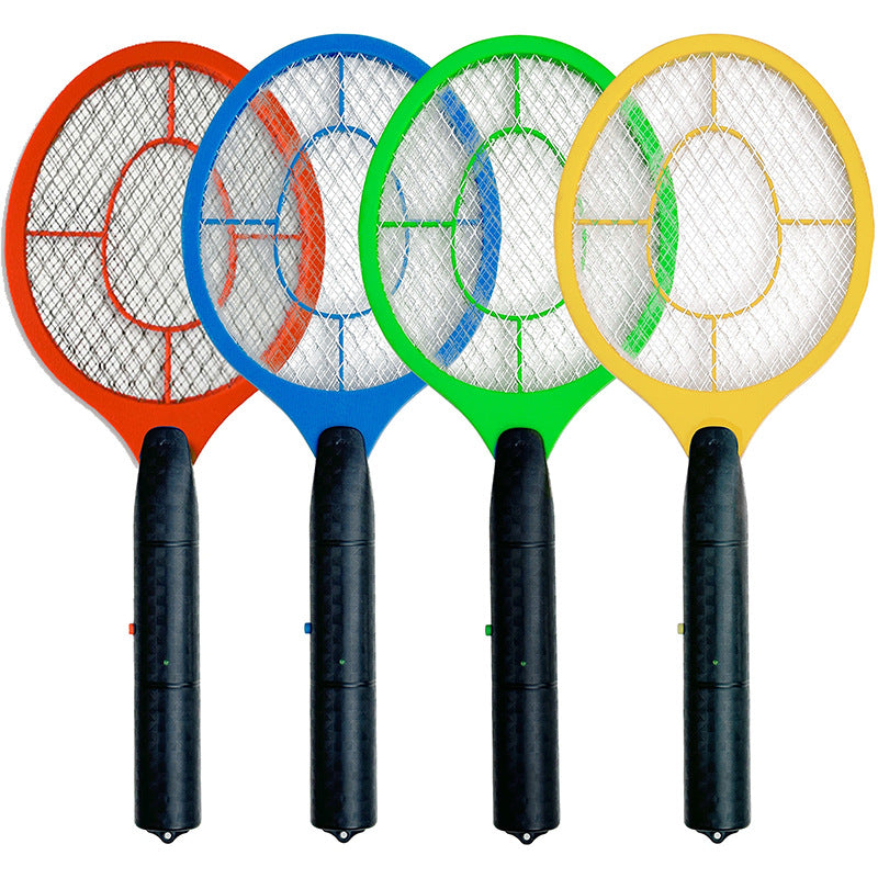 Factory Cross-border Explosion Battery Fly Spatter Household Electric Mosquito Spatter Lightweight Small Outdoor Mosquito Repellent Electric Shock Mosquito Spatter Whatever the Treasure