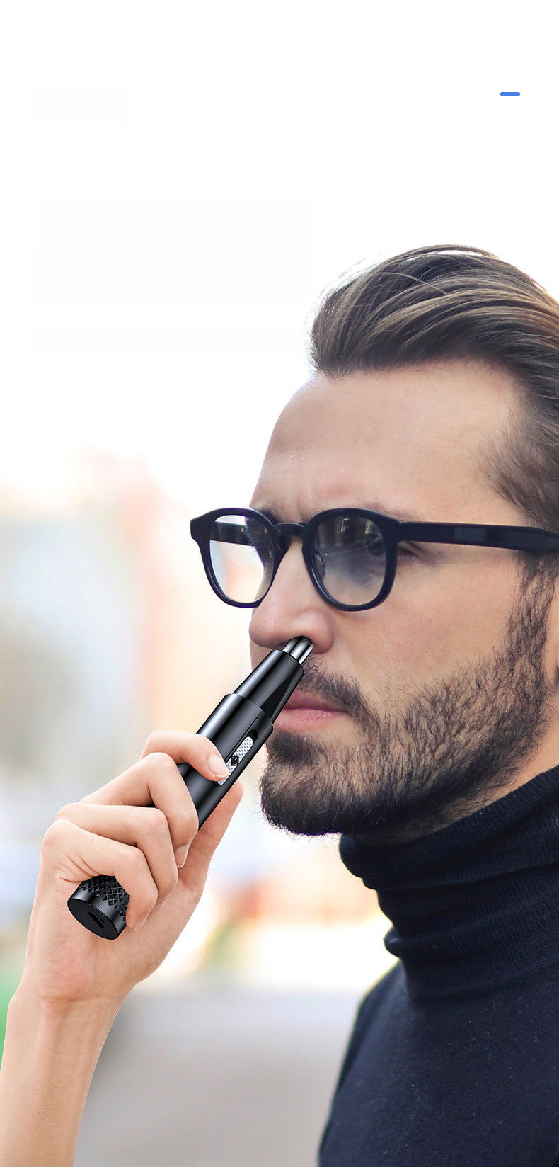 Manufacturer's New Electric Nose Hair Trimmer for Men and Women, Wholesale Two-In-One Portable Hair Removal Device Whatever the Treasure