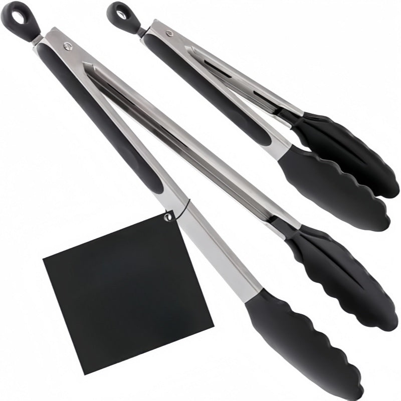 Cross-border Clip Kitchen Barbecue Clip Food Clip Silicone Clip Anti-scalding Clip Bread Fried Steak Clip Barbecue Clip Whatever the Treasure