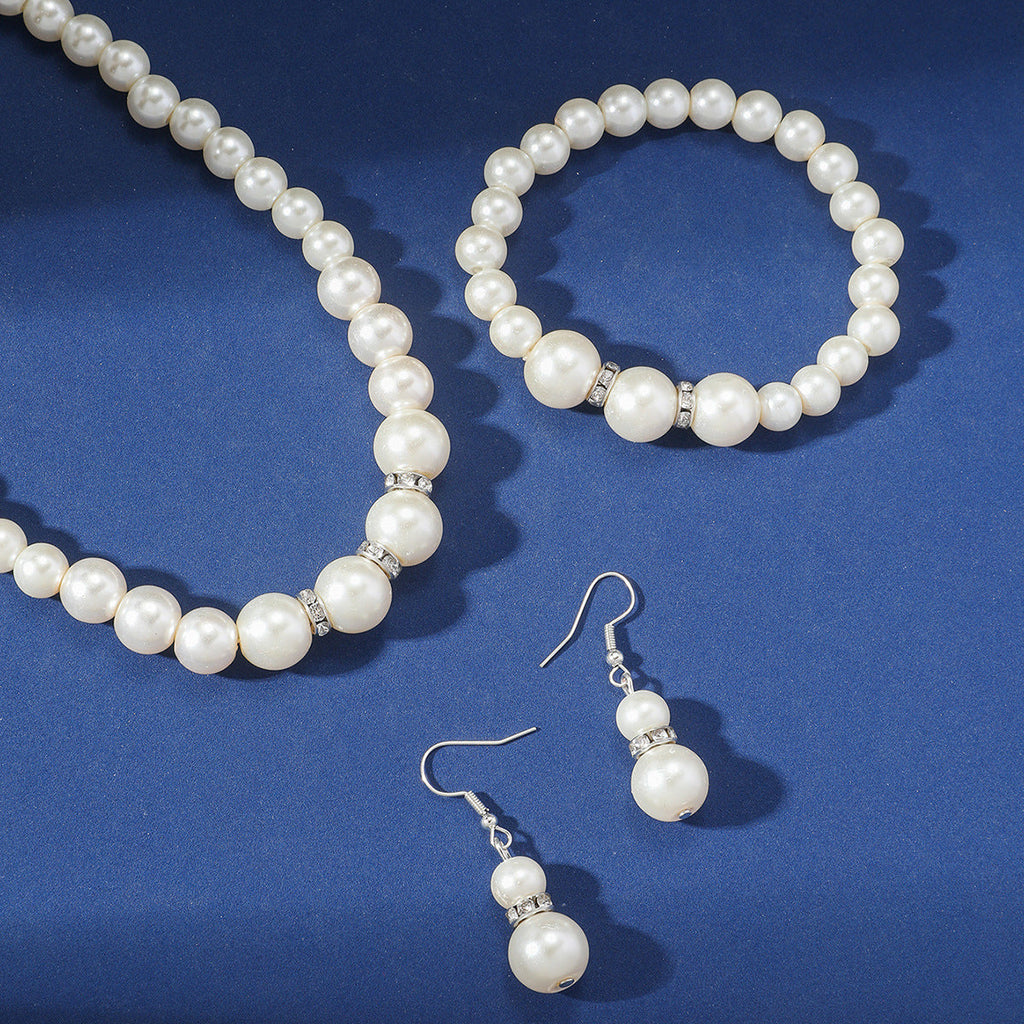 Vintage Pearl Wedding Bridal Jewelry Set FASHION SHEGOODS LLC