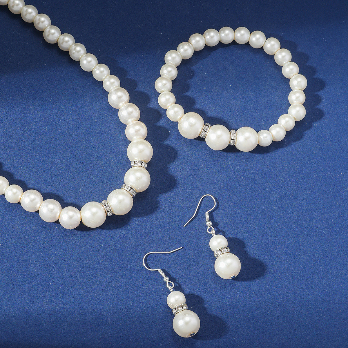 Vintage Pearl Wedding Bridal Jewelry Set FASHION SHEGOODS LLC