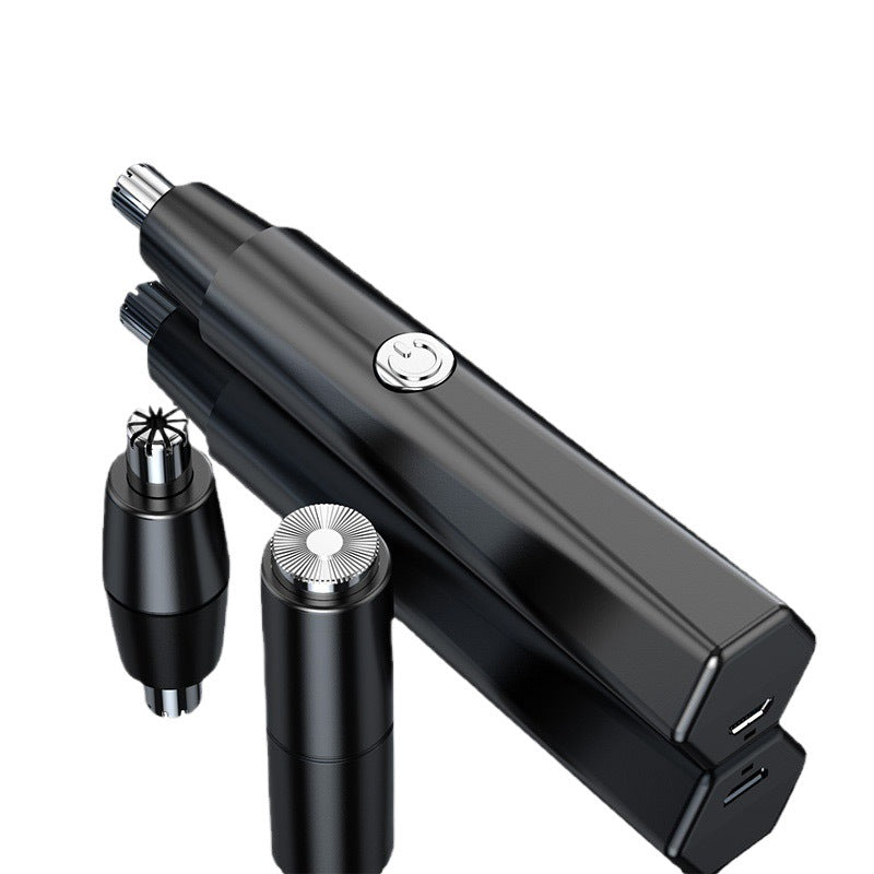 2021 New Model Men's Nose Hair Trimmer Mini Shaver for Trimming Nose Hair, Sideburns, and Ear Hair Dual-Head Trimmer Whatever the Treasure