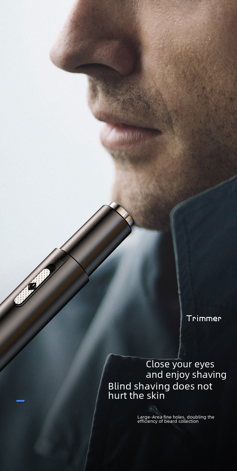 Manufacturer's New Electric Nose Hair Trimmer for Men and Women, Wholesale Two-In-One Portable Hair Removal Device Whatever the Treasure