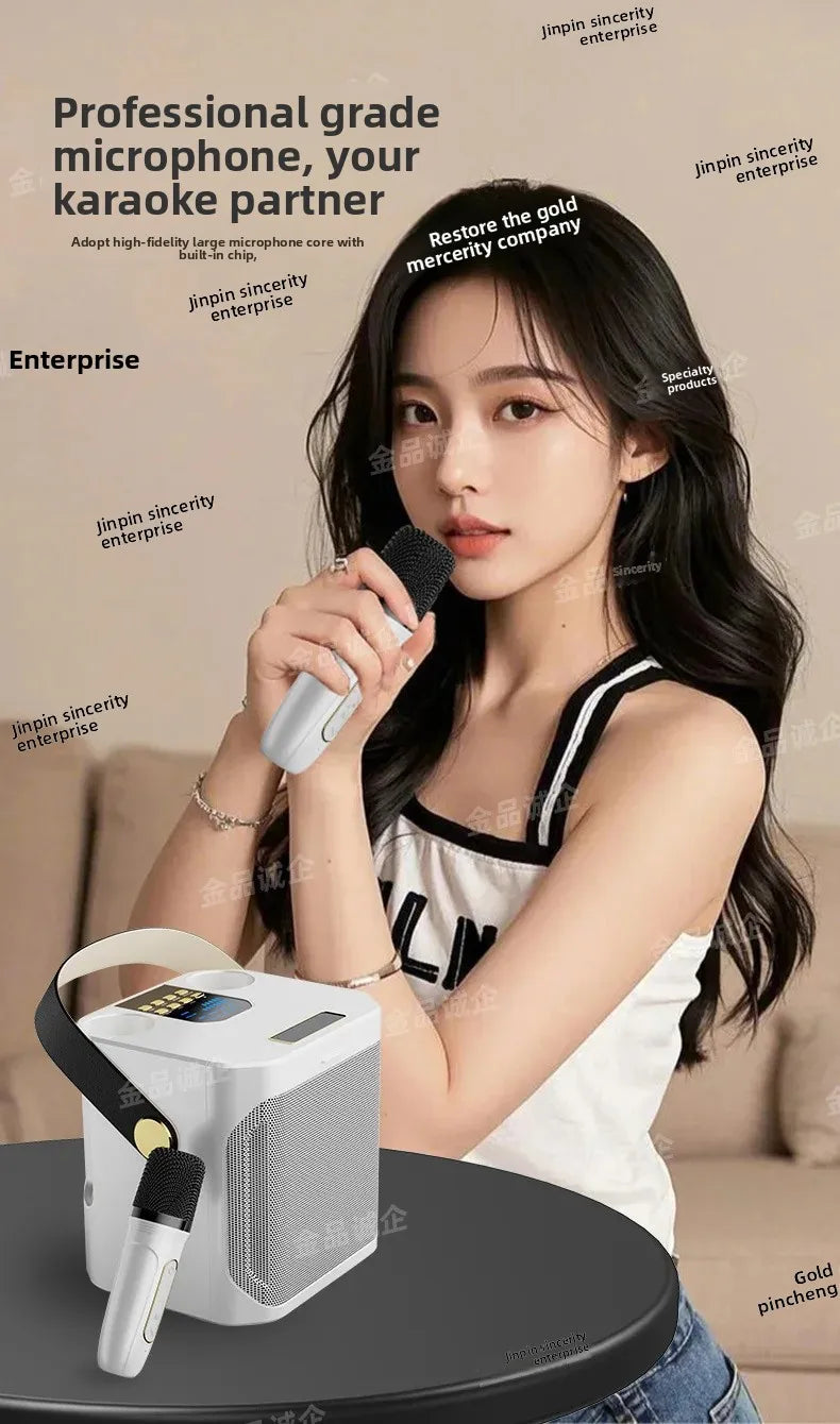 Cross-Border S882 Outdoor Karaoke Bluetooth Speaker High Volume Ys203 Home Wireless Microphone All-In-One Small Speaker Whatever the Treasure