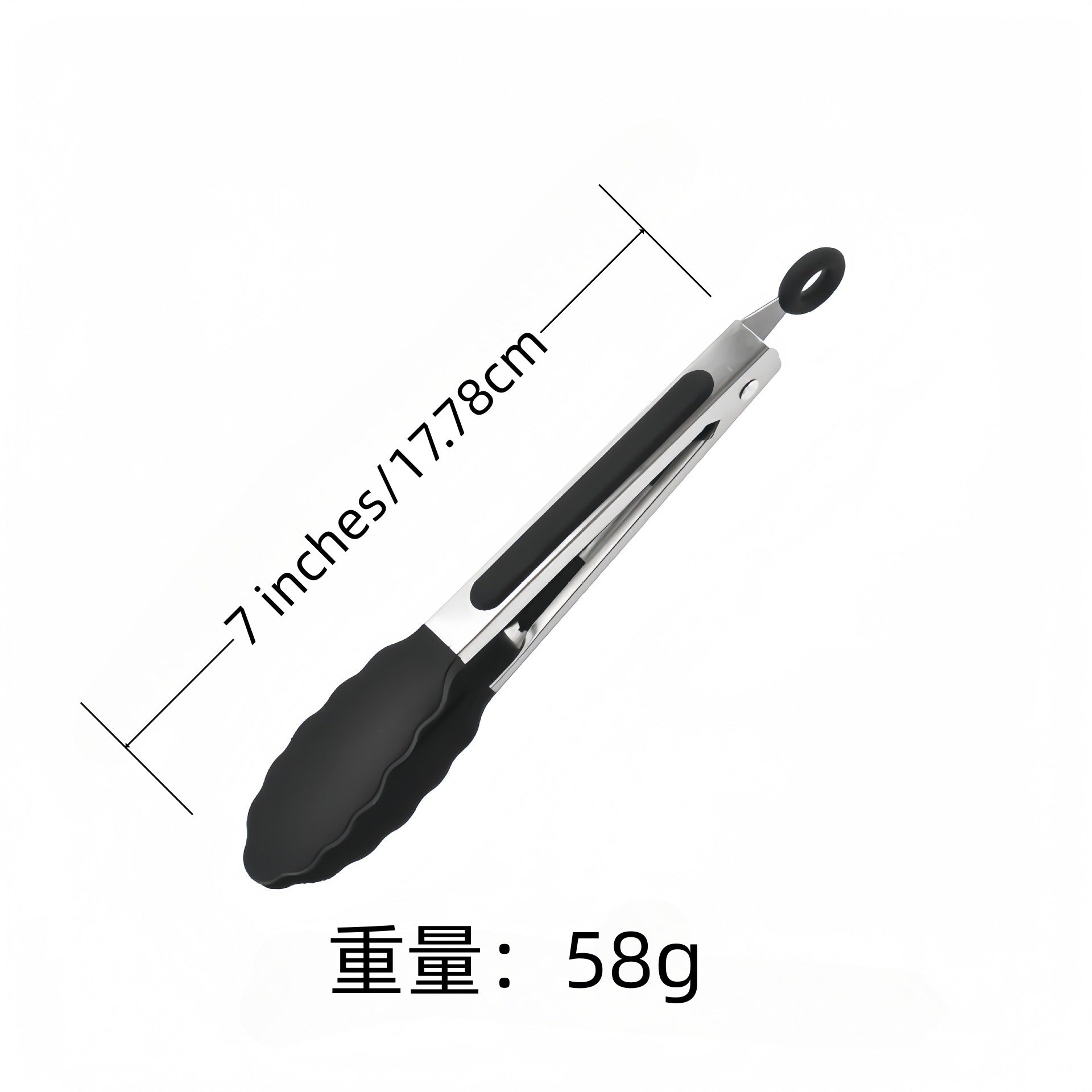 Cross-border Clip Kitchen Barbecue Clip Food Clip Silicone Clip Anti-scalding Clip Bread Fried Steak Clip Barbecue Clip Whatever the Treasure