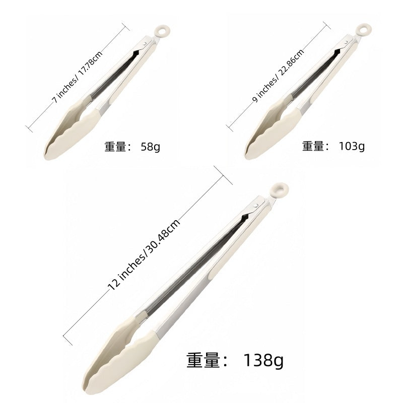 Cross-border Clip Kitchen Barbecue Clip Food Clip Silicone Clip Anti-scalding Clip Bread Fried Steak Clip Barbecue Clip Whatever the Treasure