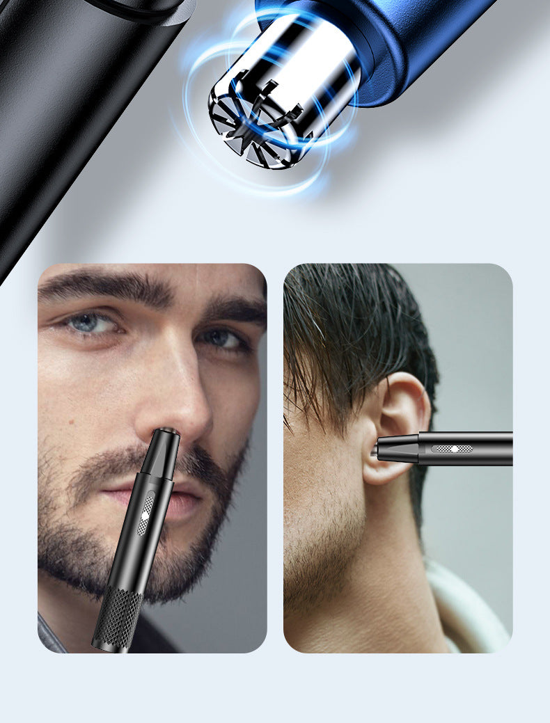 Manufacturer's New Electric Nose Hair Trimmer for Men and Women, Wholesale Two-In-One Portable Hair Removal Device Whatever the Treasure