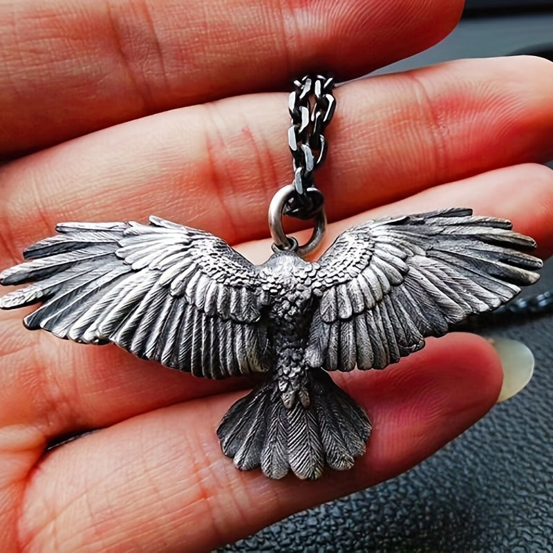 Women's & Men's Vintage Falcon Eagle Wings Jewelry Fashion Necklaces Hausofjb
