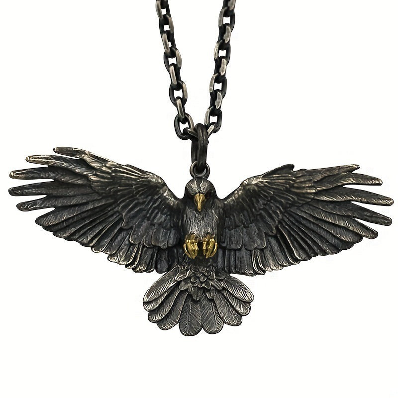 Women's & Men's Vintage Falcon Eagle Wings Jewelry Fashion Necklaces Hausofjb