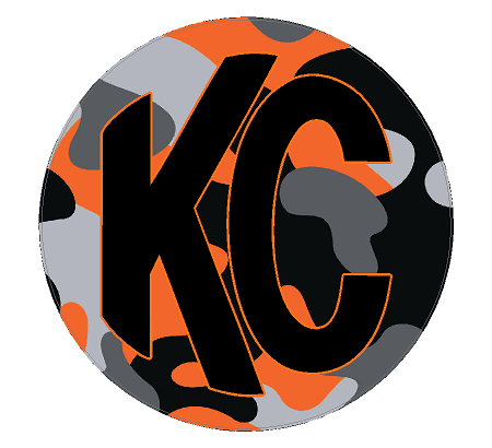 KC HiLITES Era 4 ROUND Series Light Cover Overlays - Universal StickerFab