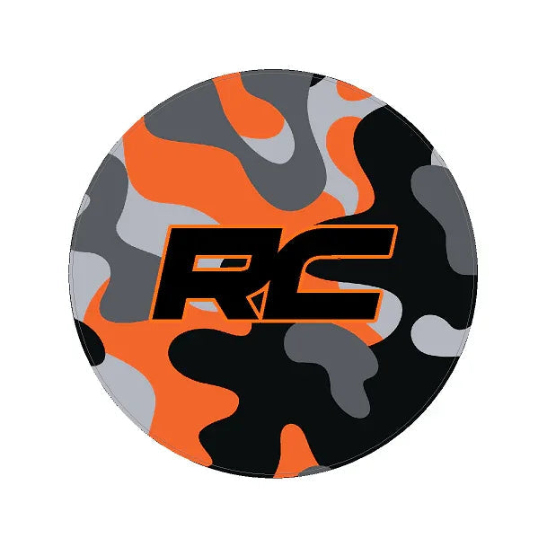 RC 3.5" Black Series Round Cover Overlays - Universal StickerFab