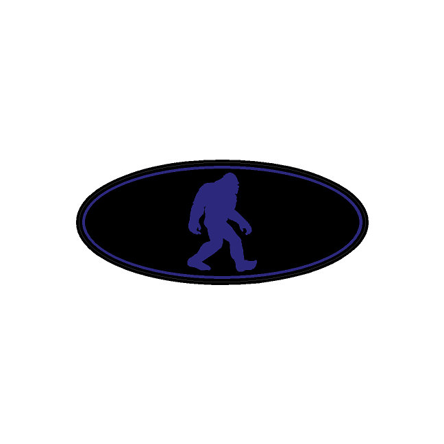 Printed Series Ford Bronco Rear Oval Emblem Overlays (Full Print) - 2021+ Bronco / Bronco Sport StickerFab