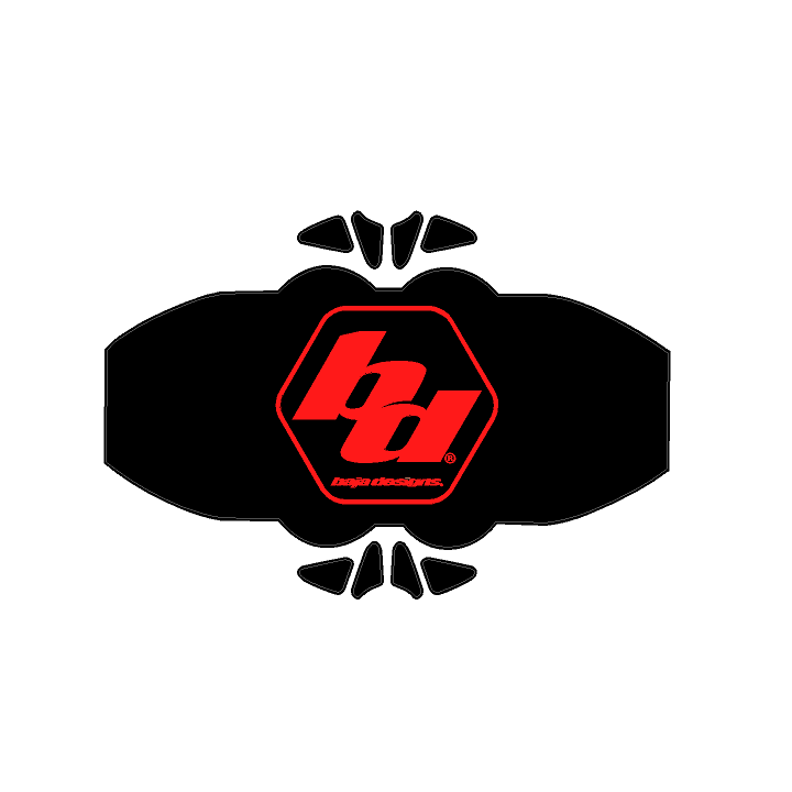 Baja Designs LP4 Light Cover Overlays  - Universal StickerFab