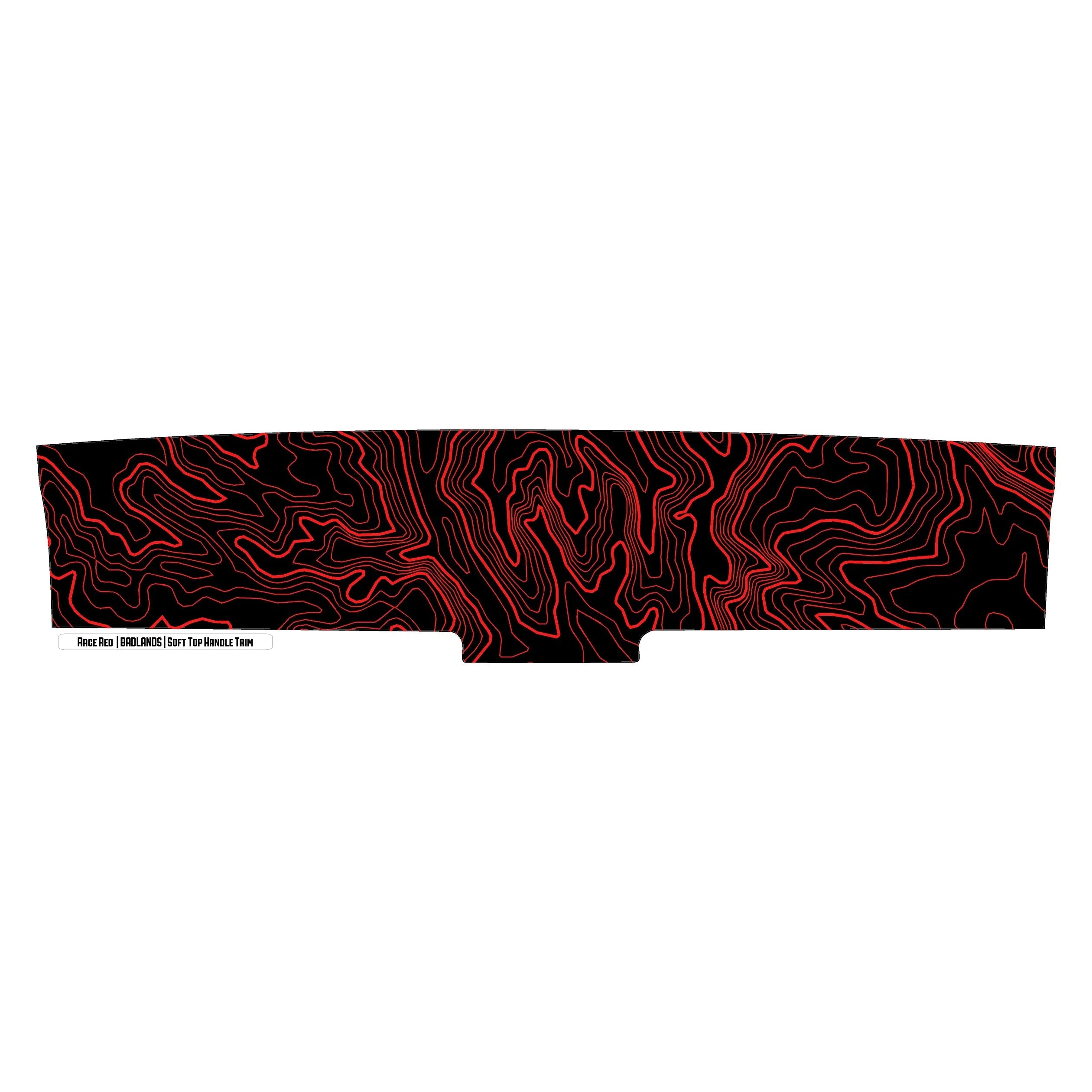 Topo Soft Top Bronco Panel Overlay - 2021+ Bronco Factory Soft Top StickerFab