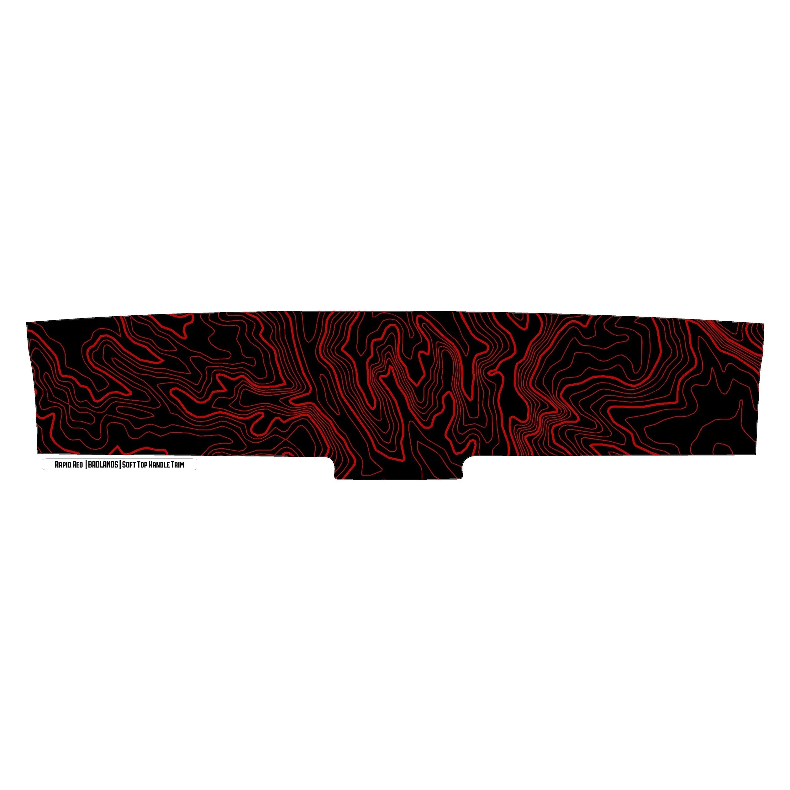 Topo Soft Top Bronco Panel Overlay - 2021+ Bronco Factory Soft Top StickerFab