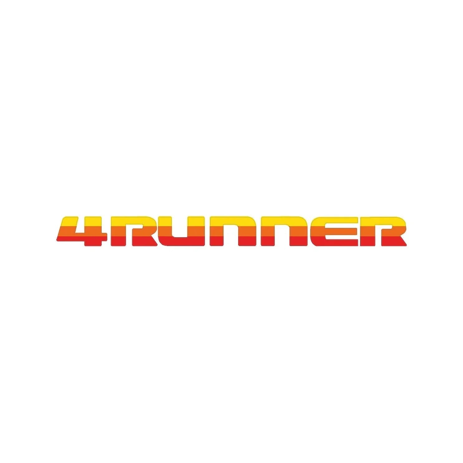 4RUNNER Rear Hatch Liftgate Emblem Overlays - 2025+ 4Runner StickerFab