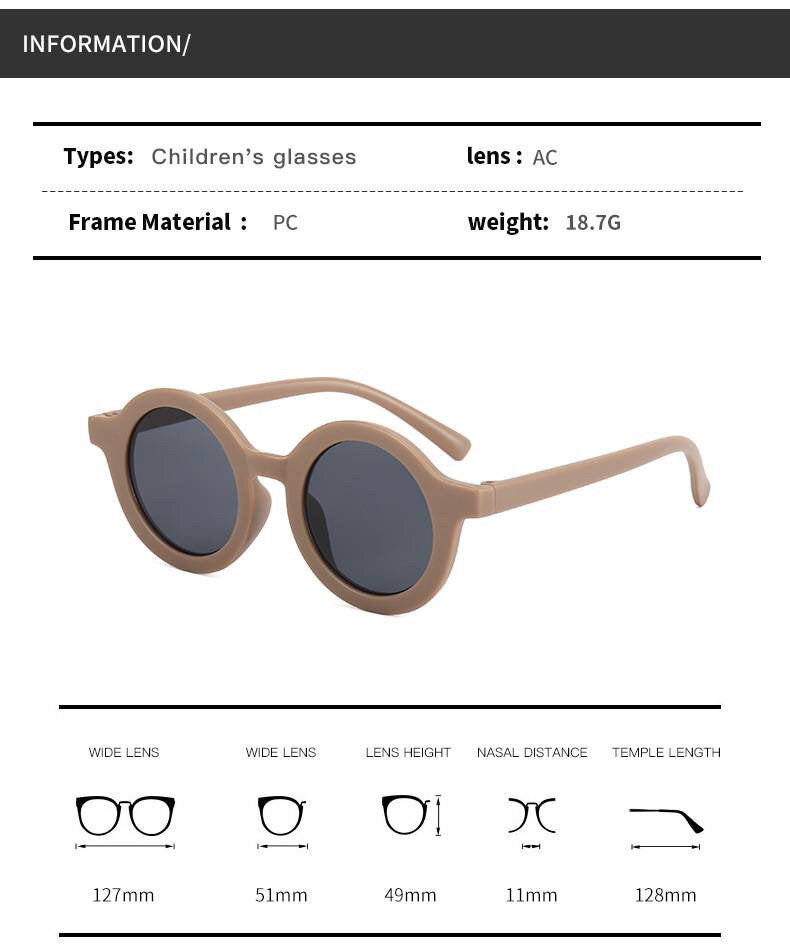 Retro Kids Sunglasses – UV 400 Protection Vintage Shades for Toddlers & Kids| Vintage ozznekshoes