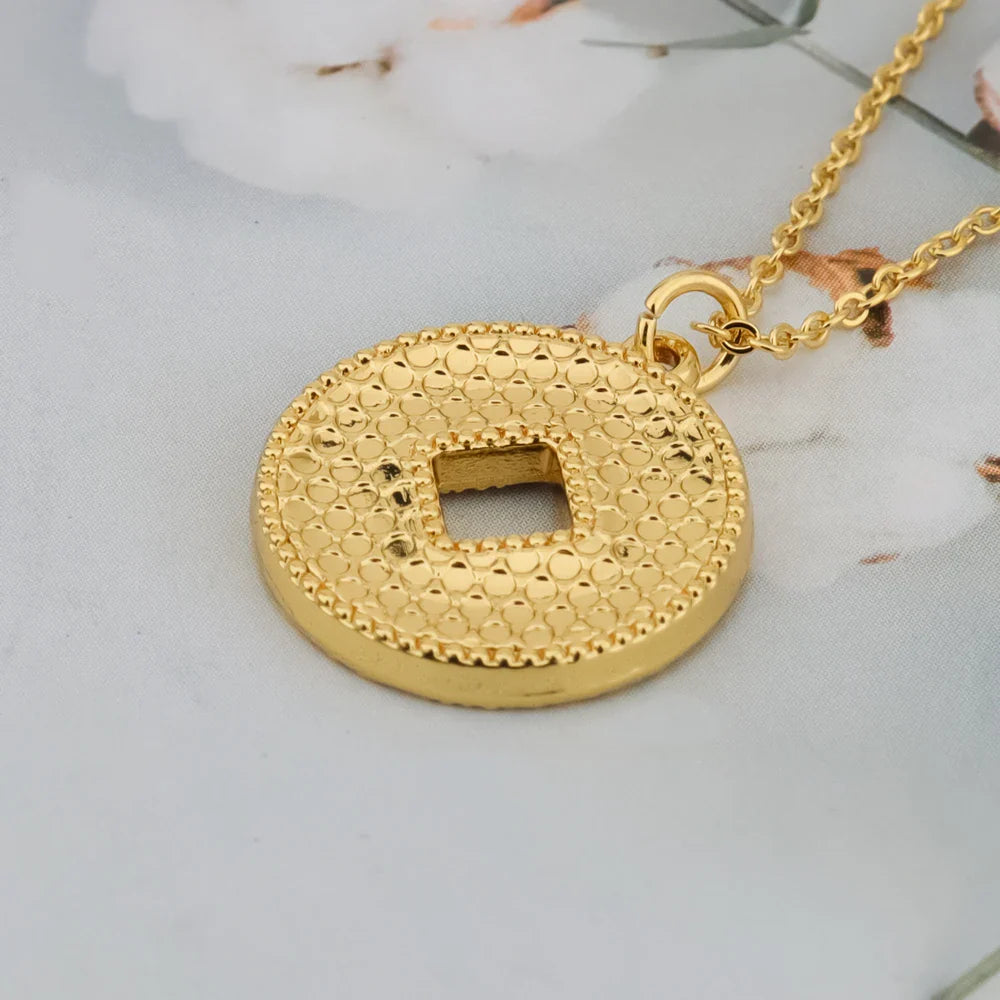 Dubai Gold Color Pendant Necklaces jewelry for Women Costume Necklace Earrings Sets Nigerian Wedding Party Gifts Vera Lux