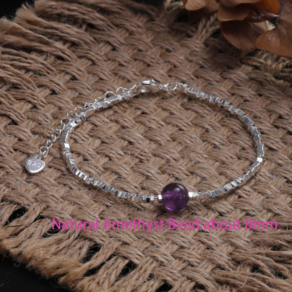 925 Sterling Silver Star Bead Bracelet For Women Fragmented Silver Sweet Romantic Versatile Trend Jewelry Gifts Dropshipping Vera Lux