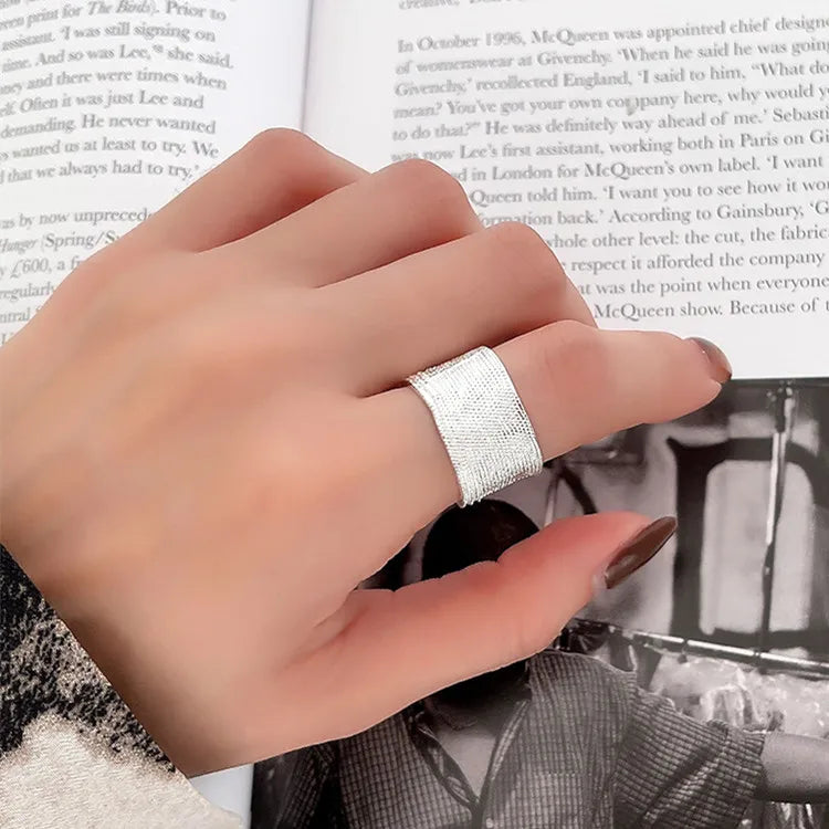 925 Sterling Silver Irregular Geometry Rings For Women Jewelry Accessories Wholesale   Jewellery Vera Lux