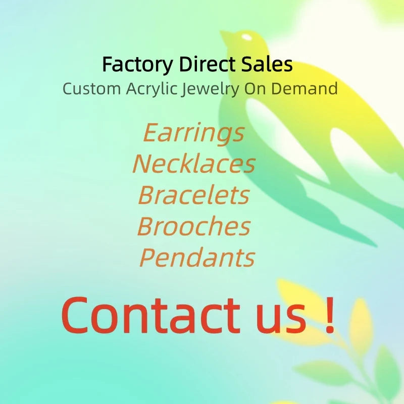 KUGUYS Fashion Acrylic Earrings Custom Trendy Jewelry Vera Lux