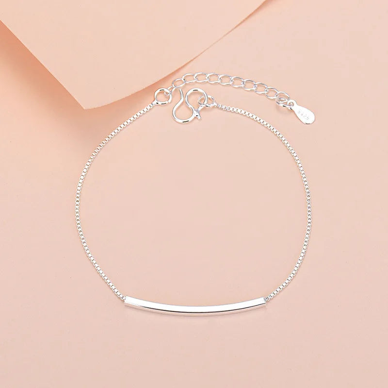 925 Sterling Silver Lucky Bead Charm Bracelets Woman Couple Chain Round Bangles Luxury Jewelry Accessories Wholesale Vera Lux