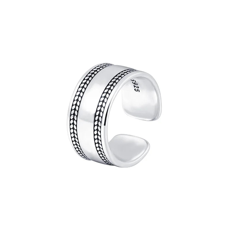 925 Sterling Silver Smooth Surface Simple Rings For Women Wedding Luxury Jewelry Accessories Wholesale Envío Gratis Jewellery Vera Lux