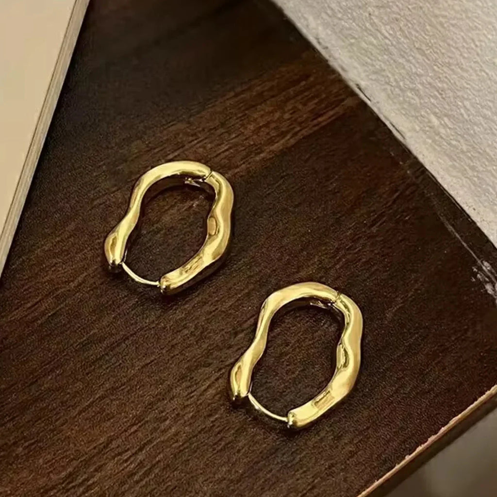 Irregular Geometric Earrings for Women's New Trendy and Personalized Design, Internet Famous Earrings With a Simple Temperament Vera Lux