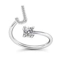 LATS Zircon Initial A-Z Letter Rings for Women Girl Adjustable Opening Ring Name Alphabet Female Wedding Fashion Jewelry Gift Vera Lux