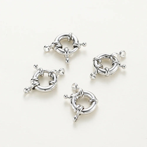 1-4pcs 14K 18K Real Gold Plated Sailor Clasps Bracelet Charm End Connector Spring Clasp For DIY Jewelry Making Necklace Findings Vera Lux