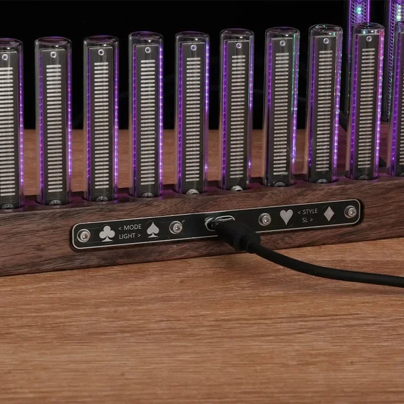 Electronic Music Rhythm Spectrum Lamp LED Pickup Spectrum Lamp Glow Tube  Desktop Decoration Gift Whatever the Treasure