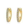 NeeTim Full Moisanite Earrings D Color Moisanite Lab Diamond 925 Sterling Silver Hoops Earrings Sparking Wedding Fine Jewelry Vera Lux