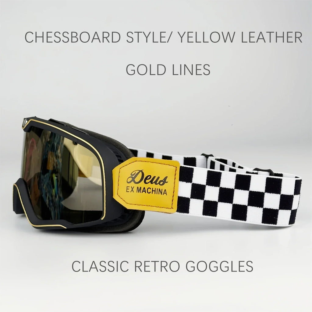 Retro Goggles Motocross BikerZoneZ