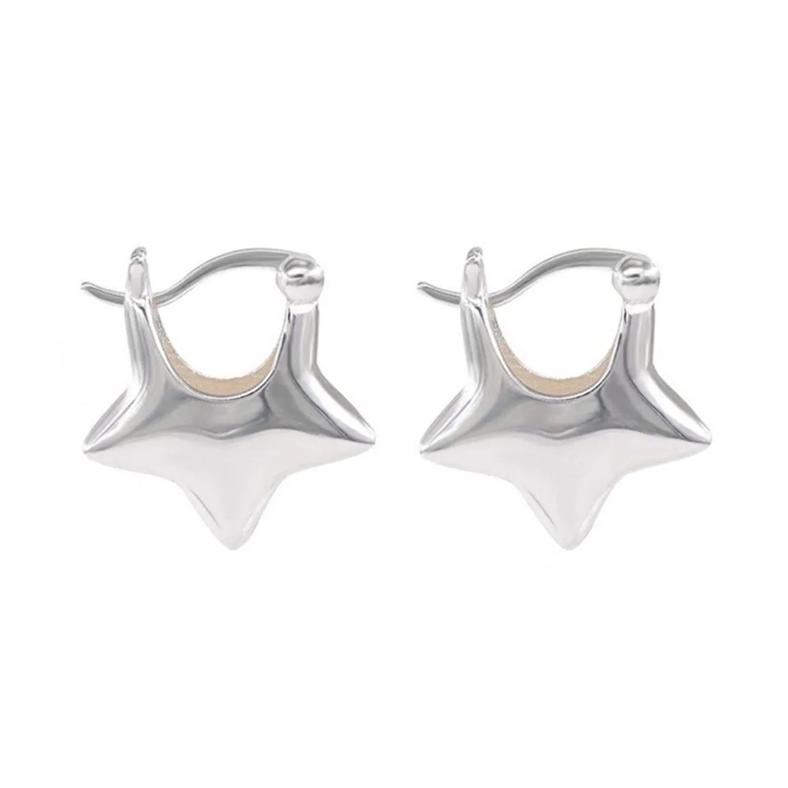925 Sterling Silver Vintage Simple Star Earrings For Women Trendy Earring Jewelry Prevent Allergy Party Accessories Gift Vera Lux